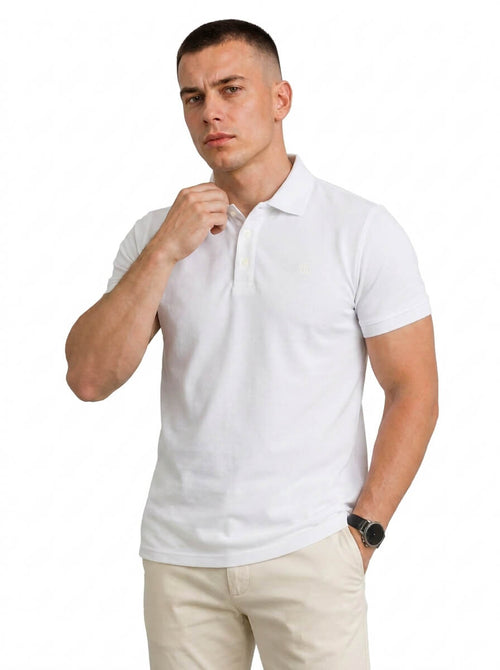 HEROS POLO BELA PAMUCNA MAJICA